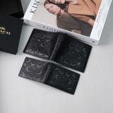  Ví Coach Da Đen Logo Dập Nổi Hàng Chính Hãng | Fox Sneaker 