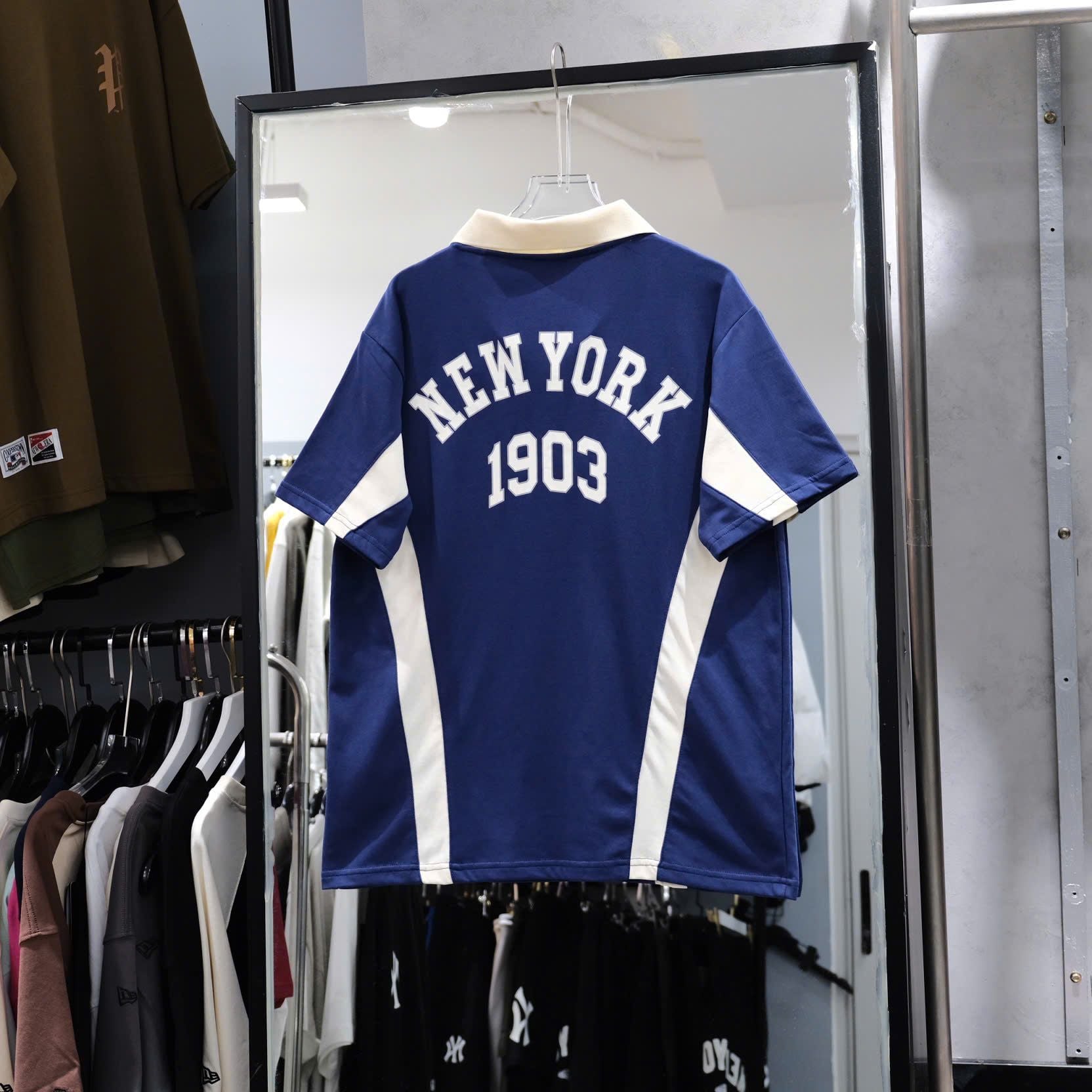  SALE - Áo Polo Jersey Navy Cổ Kem Hàng Chính Hãng CODE: 14113659 