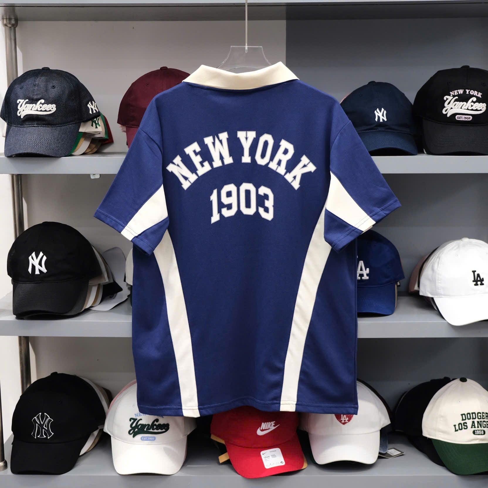  SALE - Áo Polo Jersey Navy Cổ Kem Hàng Chính Hãng CODE: 14113659 