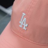 Mũ Nón MLB LA Hồng Cam Hàng Chính Hãng 