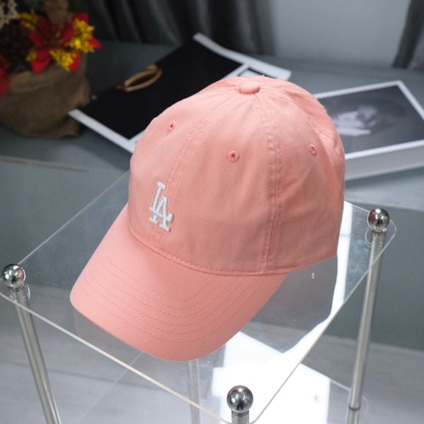  Mũ Nón MLB LA Hồng Cam Hàng Chính Hãng 
