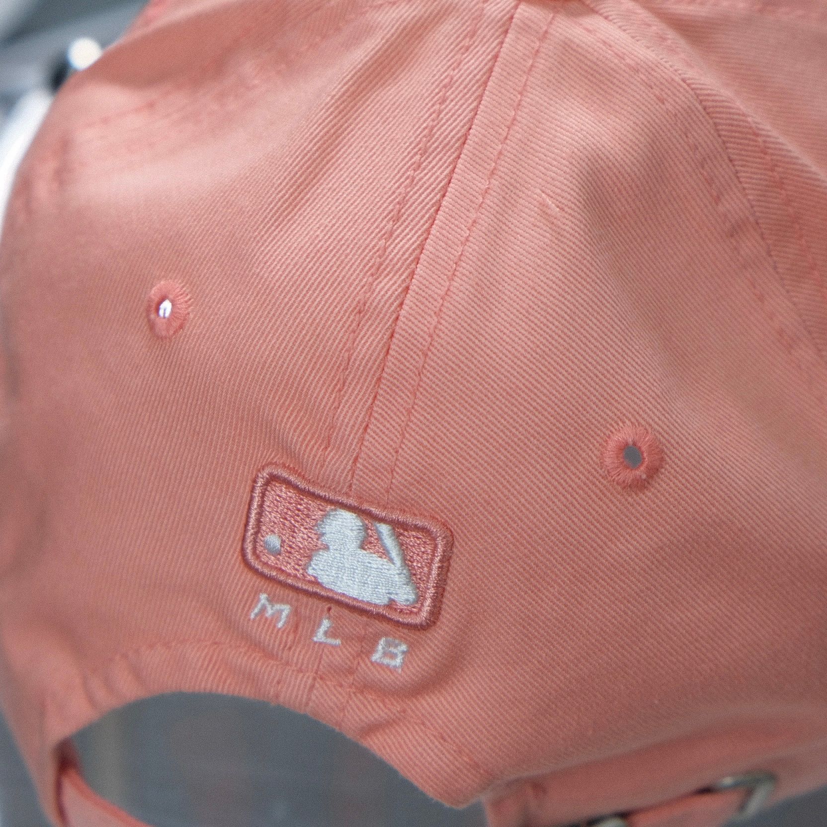  Mũ Nón MLB LA Hồng Cam Hàng Chính Hãng 