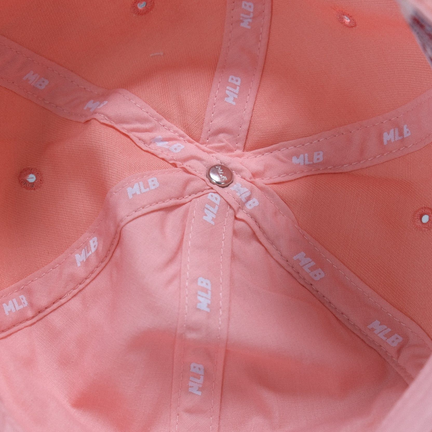  Mũ Nón MLB LA Hồng Cam Hàng Chính Hãng 