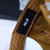  Nón MLB B Nâu Logo Thêu Màu Xanh NAVY Hàng Chính Hãng | Fox Sneaker 