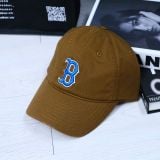  Nón MLB B Nâu Logo Thêu Màu Xanh NAVY Hàng Chính Hãng | Fox Sneaker 