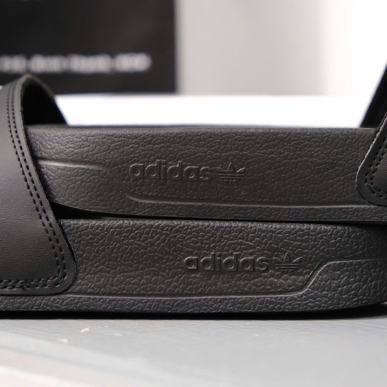  Dép Adidas Cỏ 3 Lá Màu Đen Hàng Chính Hãng CODE: FU8298 