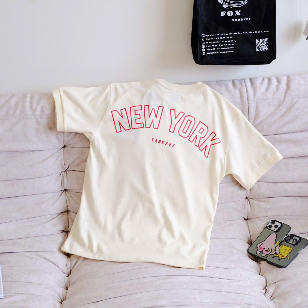  Áo Thun New Era NY Kem Bông Đỏ Hàng Chính Hãng CODE: 15588791 