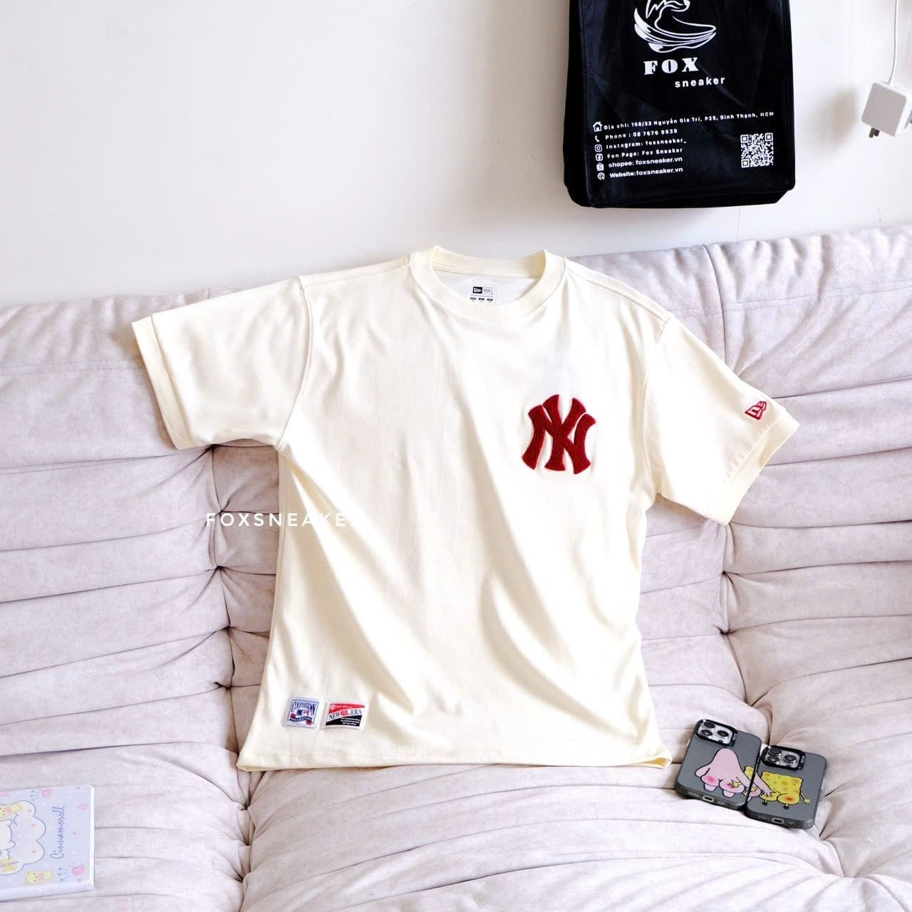  Áo Thun New Era NY Kem Bông Đỏ Hàng Chính Hãng CODE: 15588791 