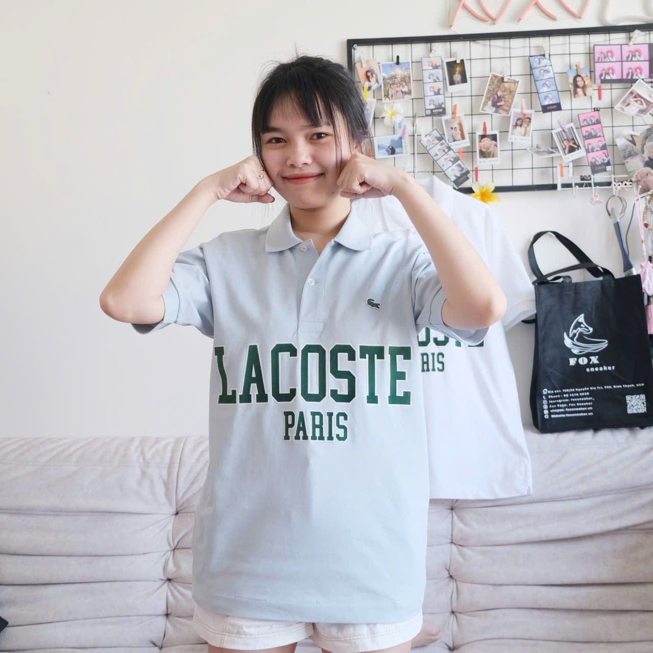  Áo Polo Lacoste Màu Xanh Ngọc Hàng Chính Hãng CODE: PH7419 | Fox Sneaker 