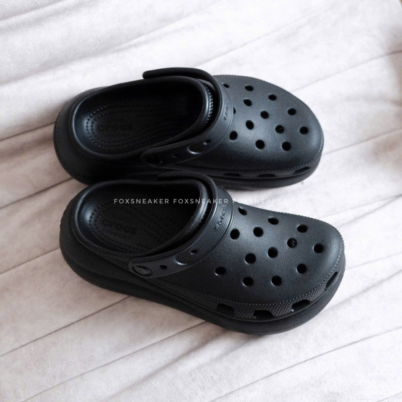  Giày Clog UNISEX Crocs Crush Classic Đế Cao CODE: 207521 2y2 Hàng Chính Hãng | Fox Sneaker 