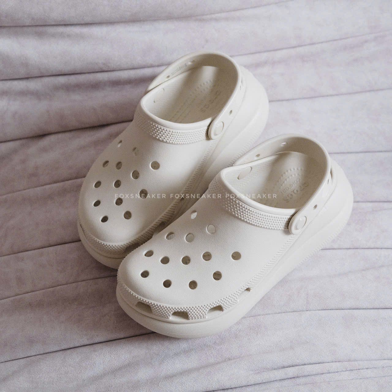  Giày Clog UNISEX Crocs Crush Classic Đế Cao CODE: 207521 2y2 Hàng Chính Hãng | Fox Sneaker 