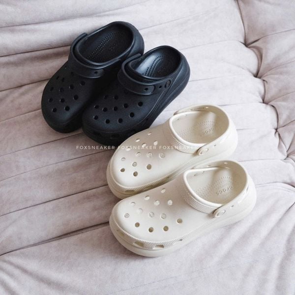  Giày Clog UNISEX Crocs Crush Classic Đế Cao CODE: 207521 2y2 Hàng Chính Hãng | Fox Sneaker 