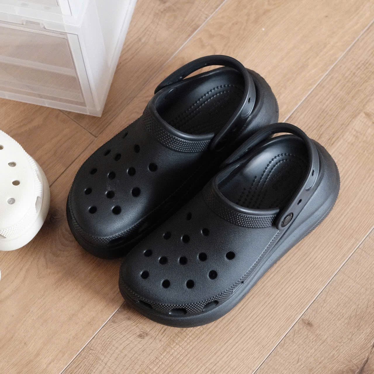  Giày Clog UNISEX Crocs Crush Classic Đế Cao CODE: 207521 2y2 Hàng Chính Hãng | Fox Sneaker 