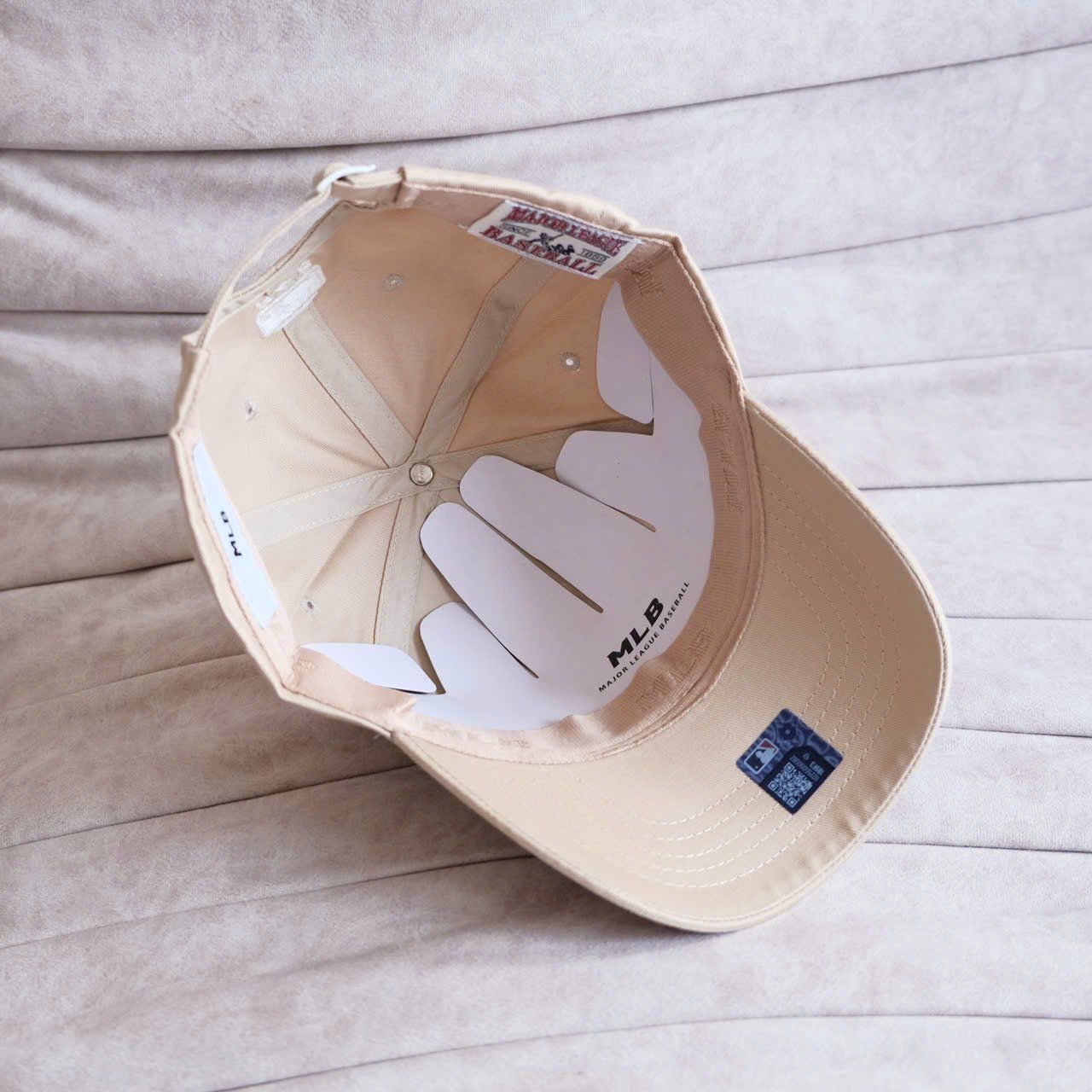  Mũ Nón MLB Cleveland 3ACPVL24N-45BGM Màu Be Hàng Chính Hãng 