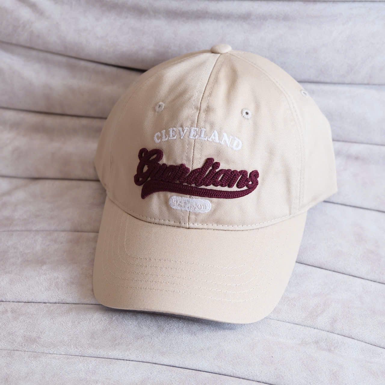  Mũ Nón MLB Cleveland 3ACPVL24N-45BGM Màu Be Hàng Chính Hãng 