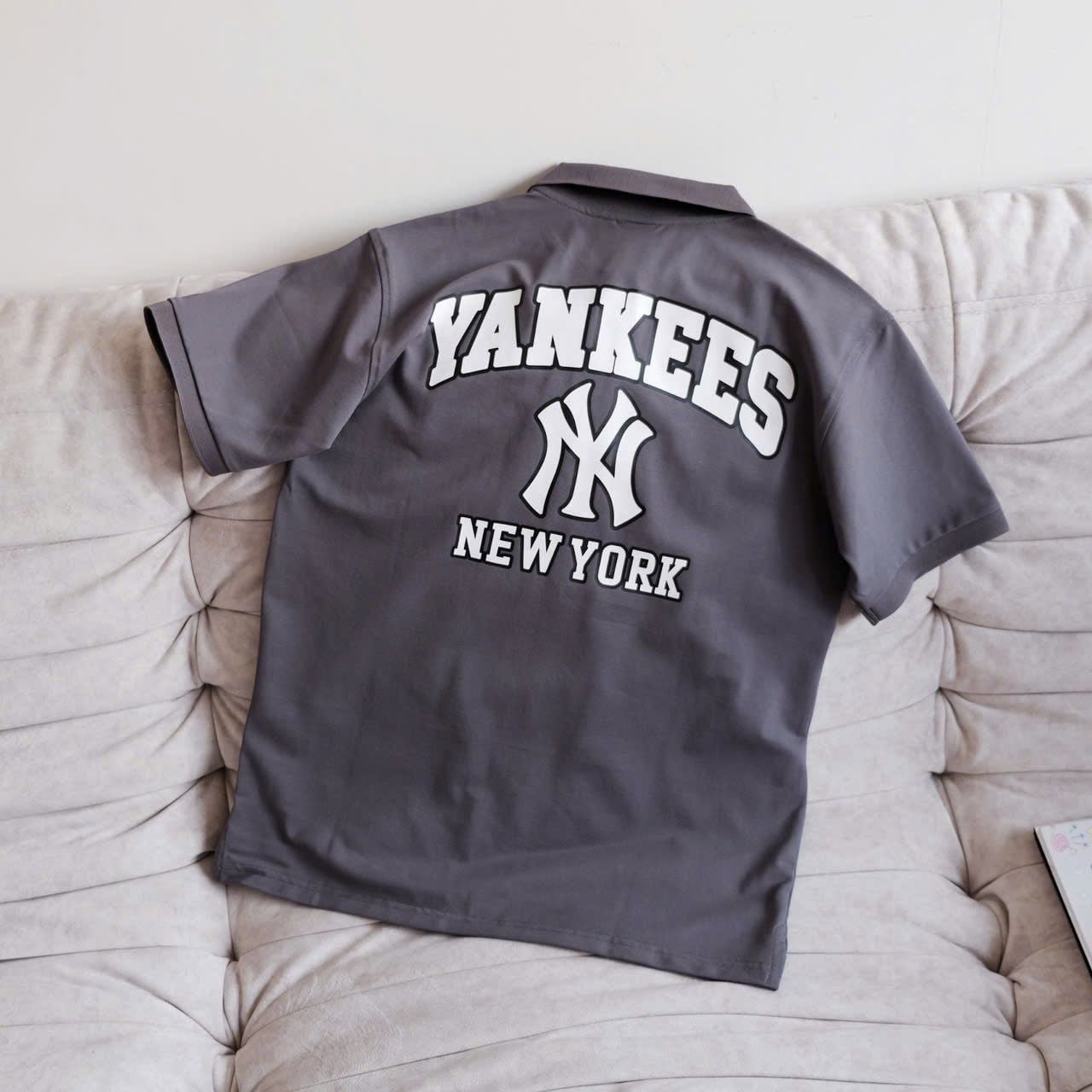  Polo New Era Yankees New York Màu Xám Hàng Chính Hãng CODE: 16998754 | Fox Sneaker 