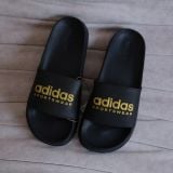  Dép Adidas Adilette Đen Chữ Vàng Hàng Chính Hãng II0018 