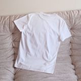  Áo Thun CK Basic Màu Trắng Slim Fit Logo Phản Quang Hàng Chính Hãng 