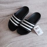  Dép Adidas Aqua Đen Sọc Trắng Hàng Chính Hãng F35543 