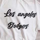  Áo Thun New Era LA Trắng Chữ Đen Hàng Chính Hãng 15554887 | Fox Sneaker 