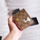 Ví Coach X Peanuts 3 In 1 Wallet In Signature Canvas Hàng Chính Hãng | Fox Sneaker