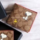 Ví Coach X Peanuts 3 In 1 Wallet In Signature Canvas Hàng Chính Hãng | Fox Sneaker
