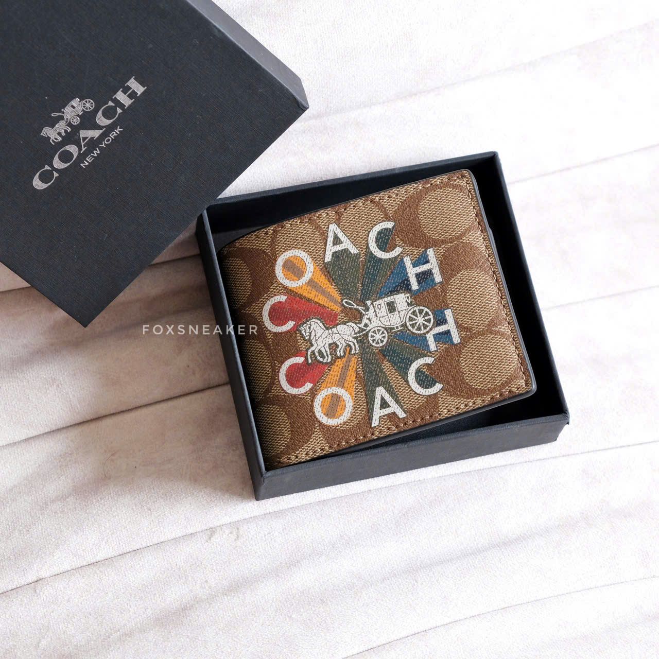  Ví Coach Xe Ngựa Hàng Chính Hãng | Fox Sneaker 