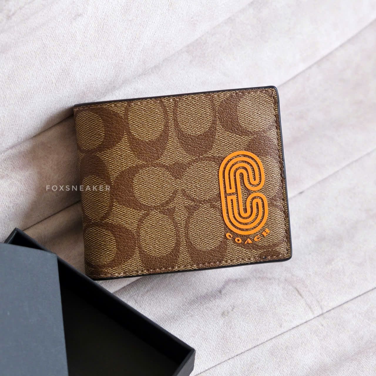  Ví Coach Mono Nâu C Cam Hàng Chính Hãng | Fox Sneaker 