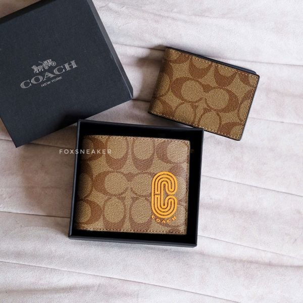  Ví Coach Mono Nâu C Cam Hàng Chính Hãng | Fox Sneaker 