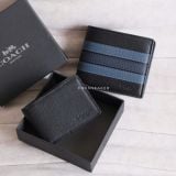  Ví Coach Đen 3 Sọc Hàng Chính Hãng | Fox Sneaker 