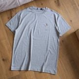  Áo Thun Ralph Xám Logo 3 Màu Hàng Chính Hãng 