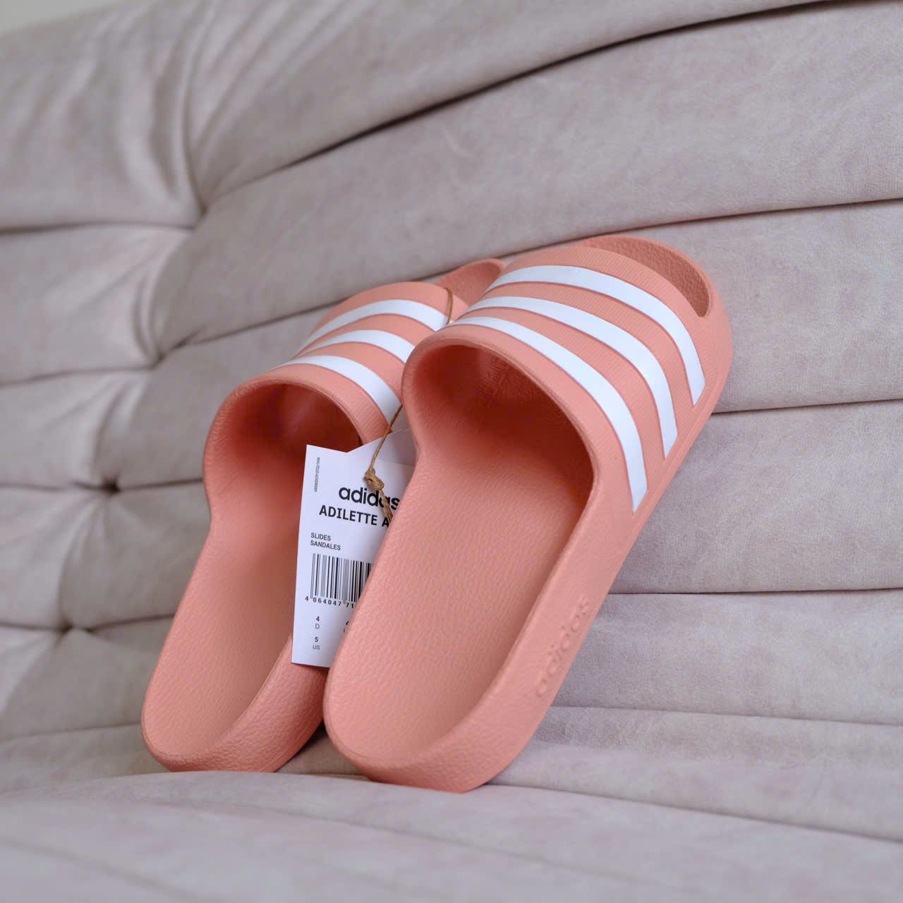  Dép Adidas Adilette Aqua Màu Hồng I GZ5239 Hàng Chính Hãng 