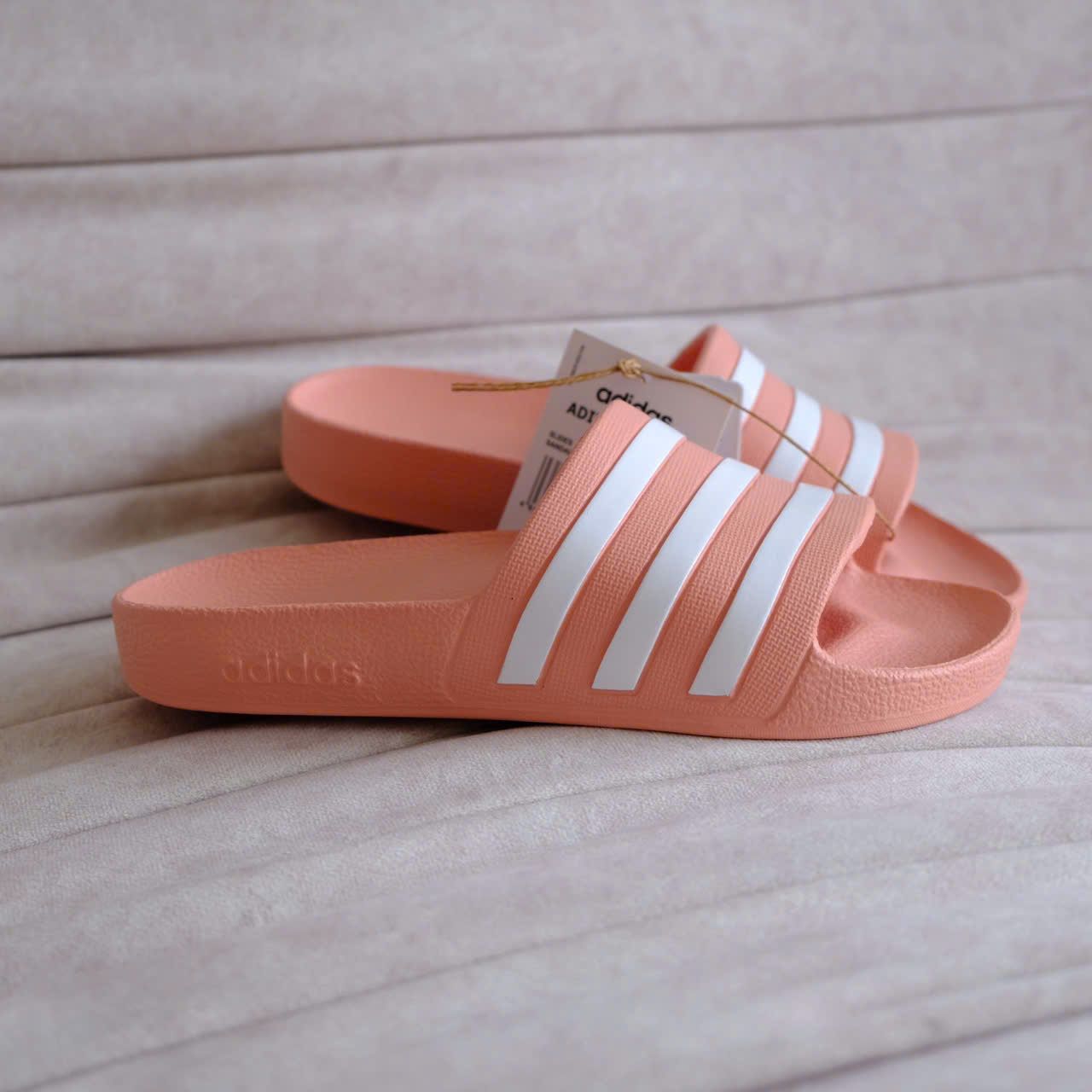  Dép Adidas Adilette Aqua Màu Hồng I GZ5239 Hàng Chính Hãng 