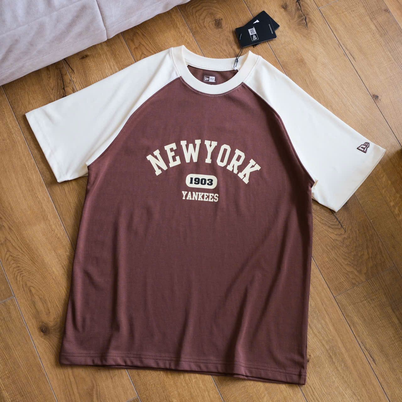  Áo Thun New Era Ny Nâu Tay Kem Hàng Chính Hãng 15488793 | Fox Sneaker 