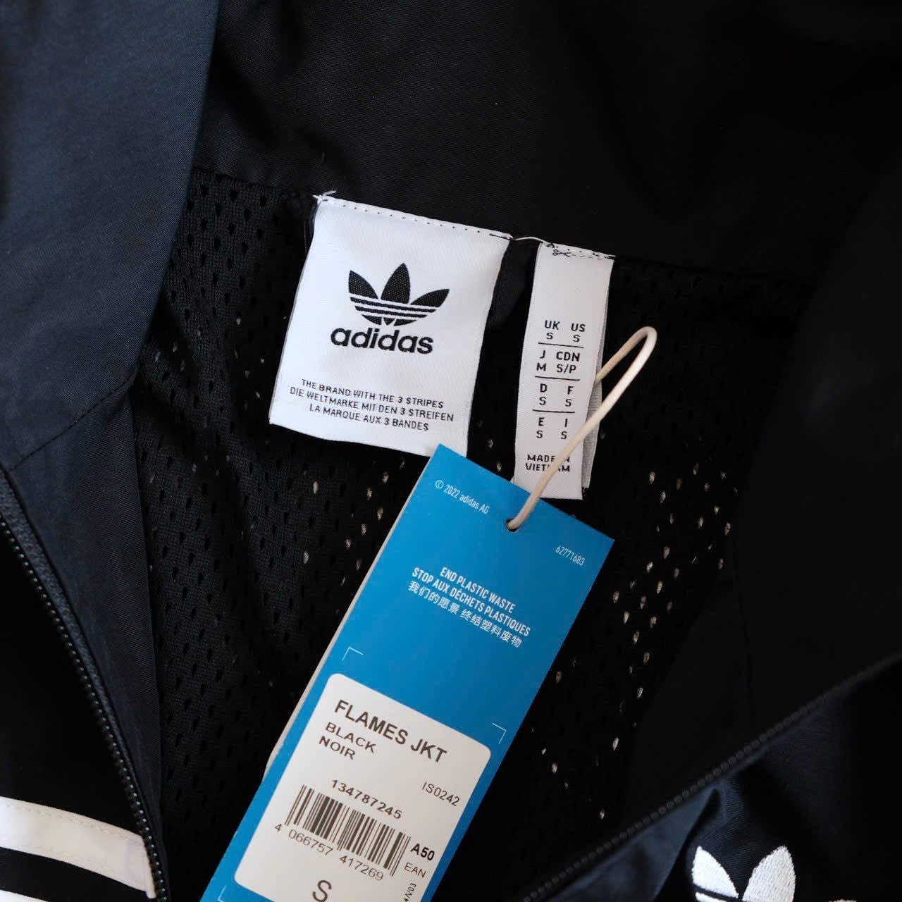  Áo Khoác DAS Sizing 'Black' CODE: IS0242 Hàng Chính Hãng 