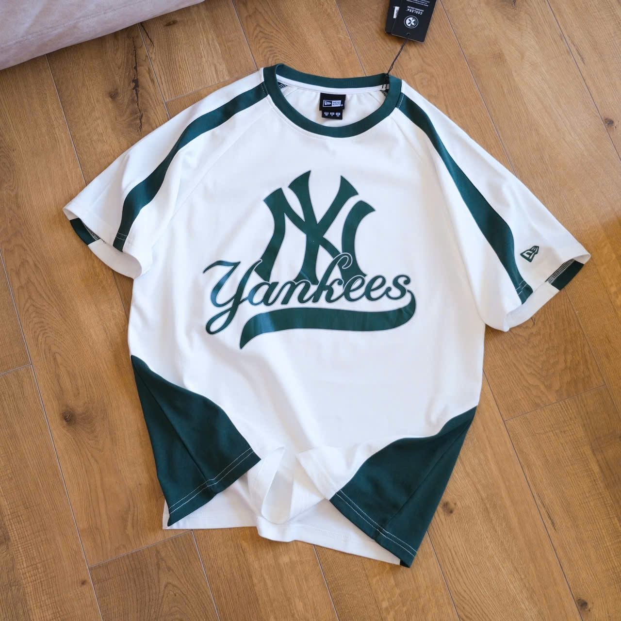  Áo Thun New Era NY Xanh Big Logo Ngực Hàng Chính Hãng 15488804 