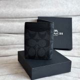  Ví Coach Nam Châm Mono Xám Hàng Chính Hãng | Fox Sneaker 