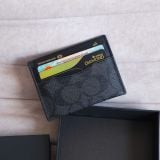  Ví Card Coach Mono Đen Hàng Chính Hãng CODE: SP017603 | Fox Sneaker 