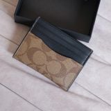  Ví Card Coach Mono Nâu Đậm Hàng Chính Hãng CODE: SP017605 | Fox Sneaker 