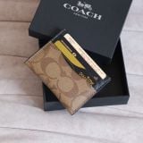  Ví Card Coach Mono Nâu Đậm Hàng Chính Hãng CODE: SP017605 | Fox Sneaker 