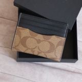  Ví Card Coach Mono Nâu Đậm Hàng Chính Hãng CODE: SP017605 | Fox Sneaker 