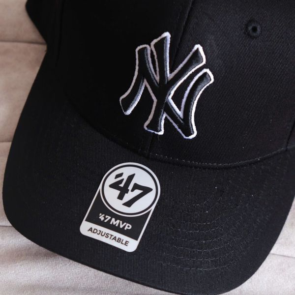  Nón Ny Brand 47 Đen Viền Trắng Hàng Chính Hãng 