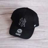  Nón Ny Brand 47 Đen Viền Trắng Hàng Chính Hãng 