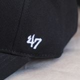  Mũ Nón Brand 47 D Đen Chữ Trắng Hàng Chính Hãng 