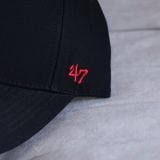  Mũ Nón Brand 47 B Đen Chữ Đỏ Viền Trắng Hàng Chính Hãng 