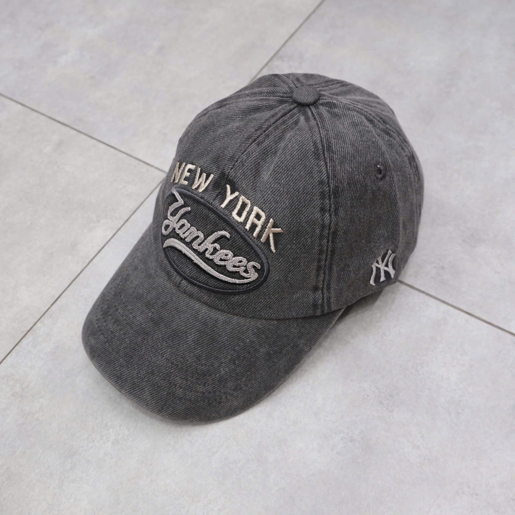  Nón MLB Yankess Xám Jean Ss24 Hàng Chính Hãng 