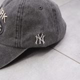  Nón MLB Yankess Xám Jean Ss24 Hàng Chính Hãng 