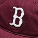  Mũ/Nón MLB B Đỏ Mận Logo lớn Hàng Chính Hãng SP017594 