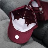  Mũ/Nón MLB B Đỏ Mận Logo lớn Hàng Chính Hãng SP017594 