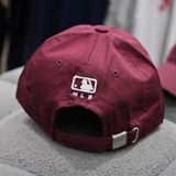  Mũ/Nón MLB B Đỏ Mận Logo lớn Hàng Chính Hãng SP017594 